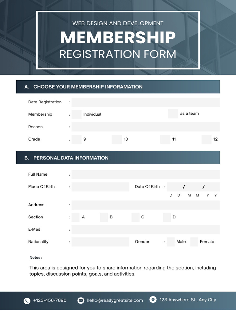 Membership Form | PDF