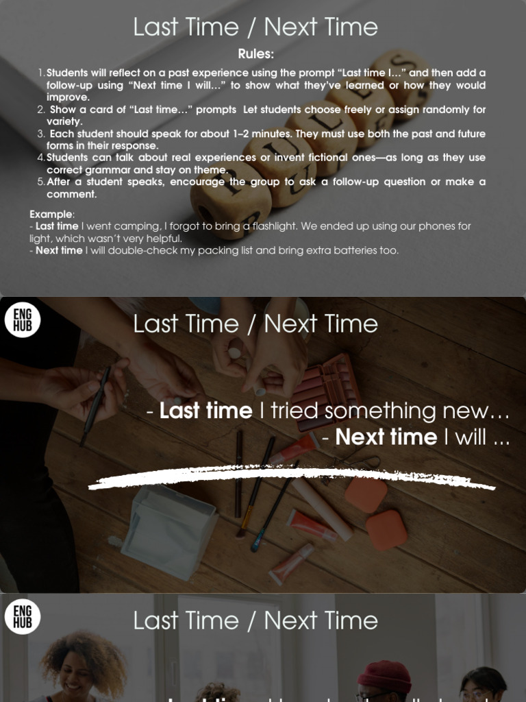 A2-B2 Last Time - Next Time | PDF