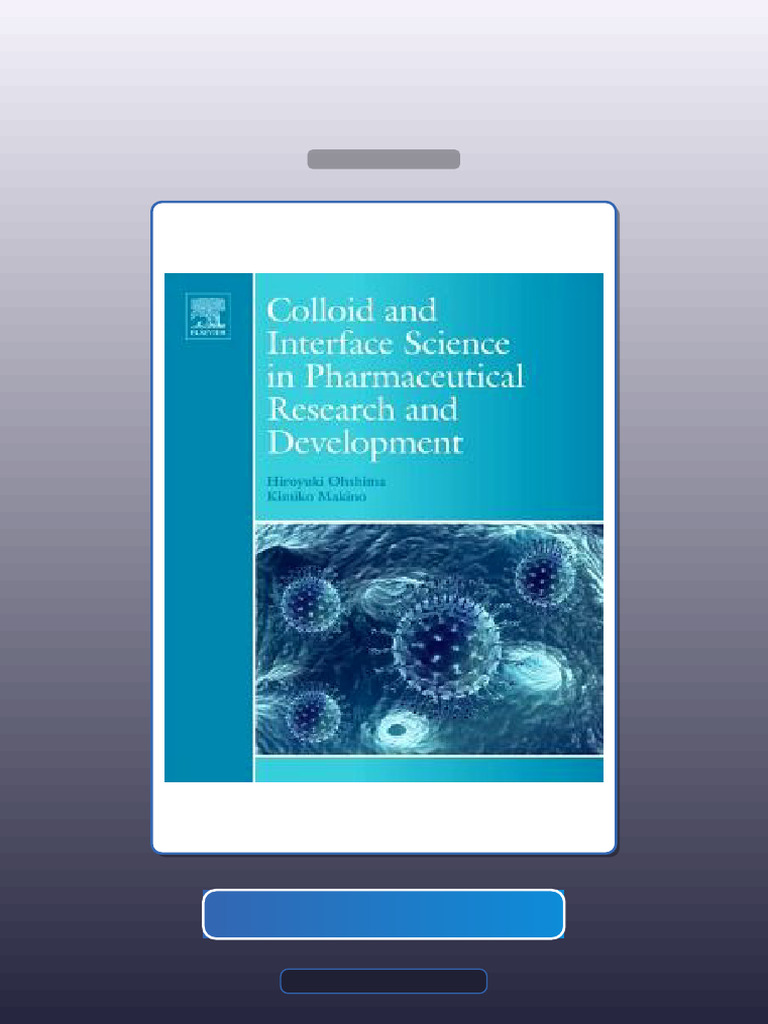 Colloid and Interface Science in Pharmaceutical Research and ...