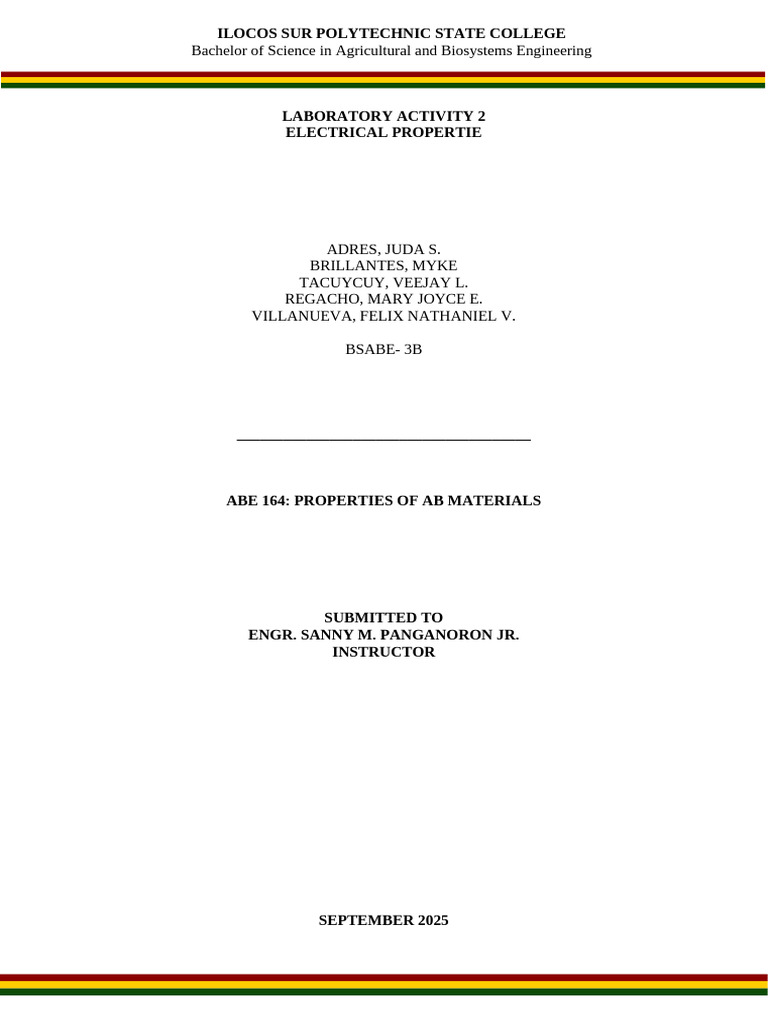 Lab Activity 2 | PDF | Electrochemistry | Salt (Chemistry)
