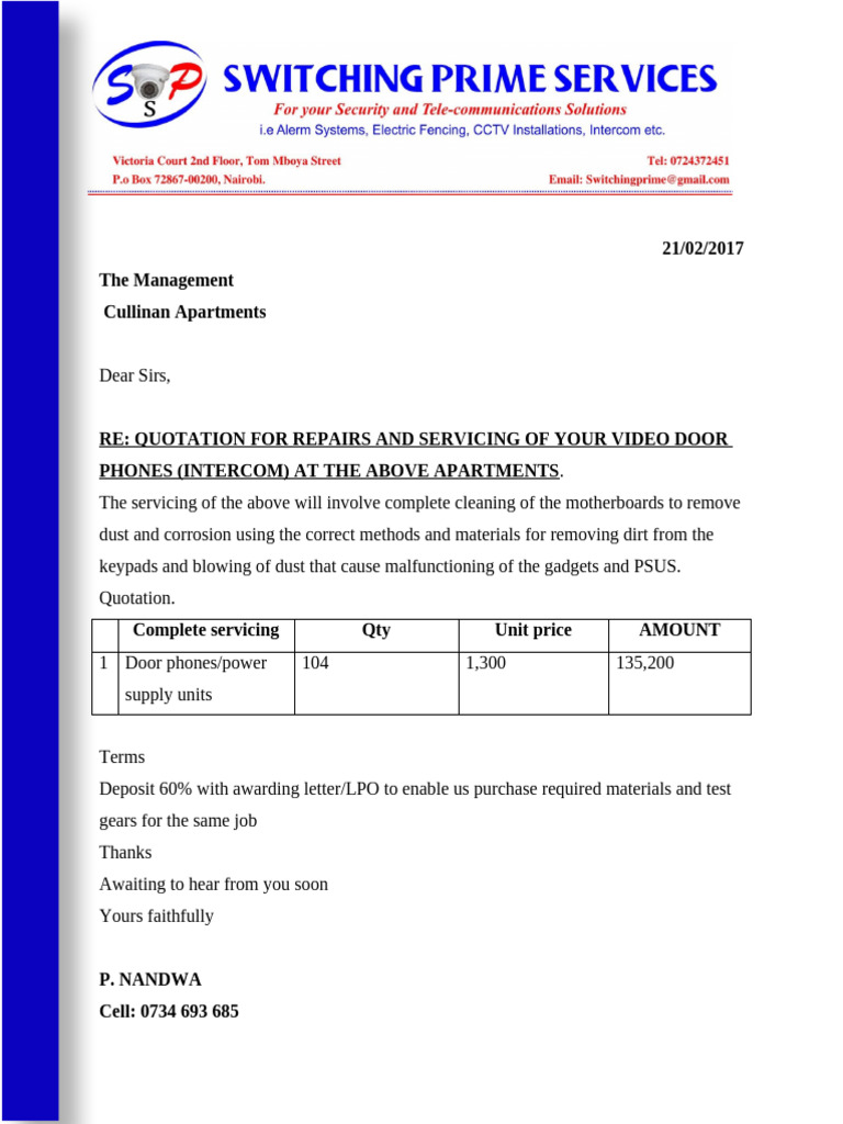 Switching Prime Quotation | PDF