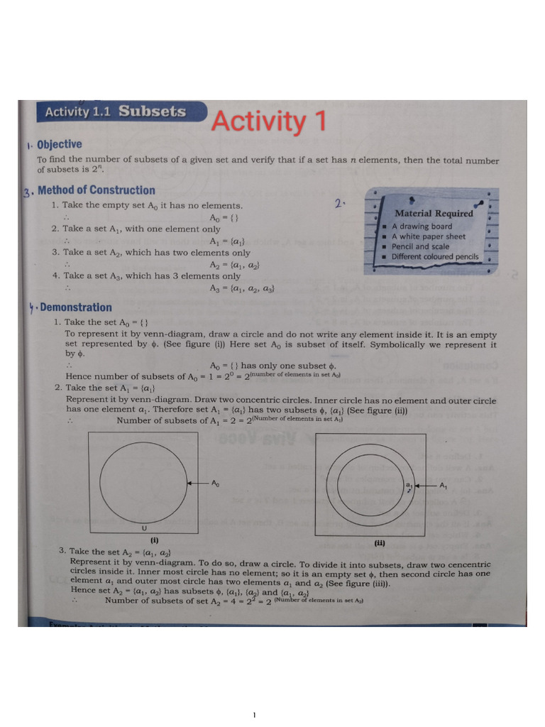 Class 11 Practical Math | PDF