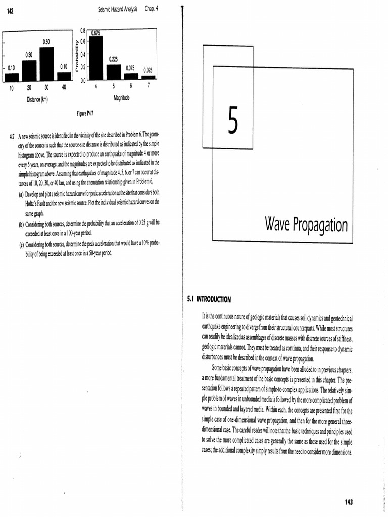 1996 Kramer - Geotechnical Earthquake Engineering - Wave Propagation | PDF