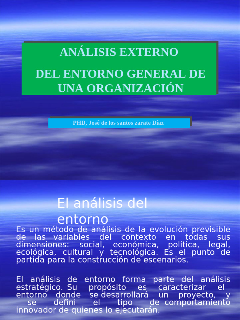 Entorno Economico de La Empresa | PDF | Mercado (economía) | Business