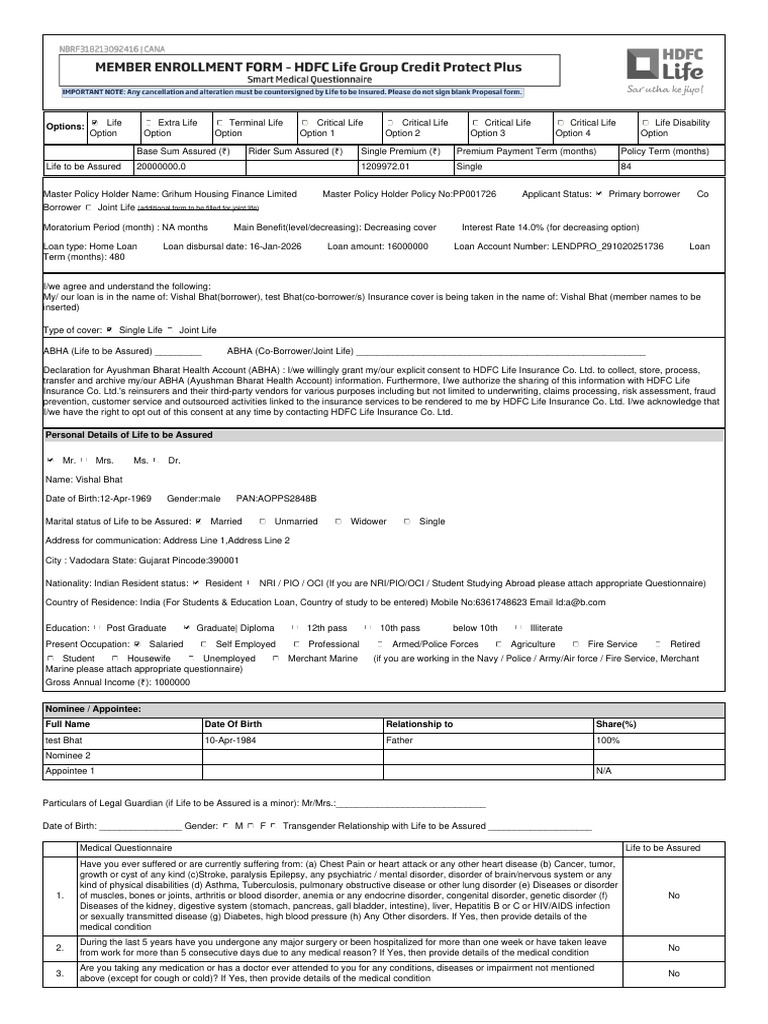 e26f85c014de3405ef870744c7425b1b-sfq (1) | PDF | Insurance | Loans