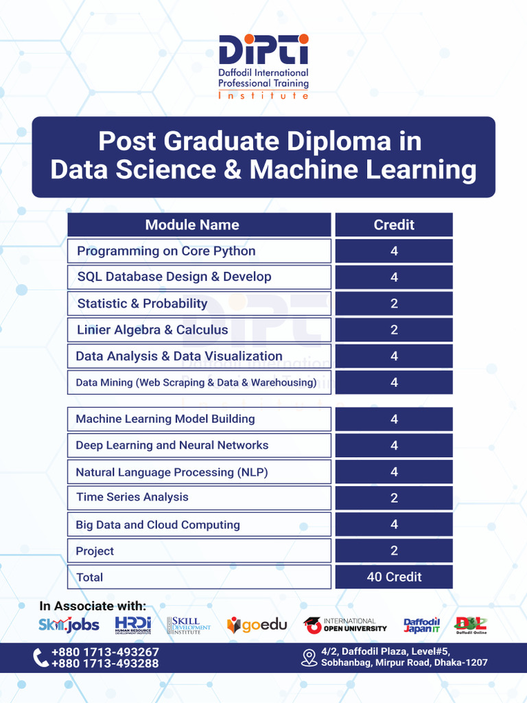 PGD-Data-Science-Machine-Learning-Course-Outline (1) | PDF ...