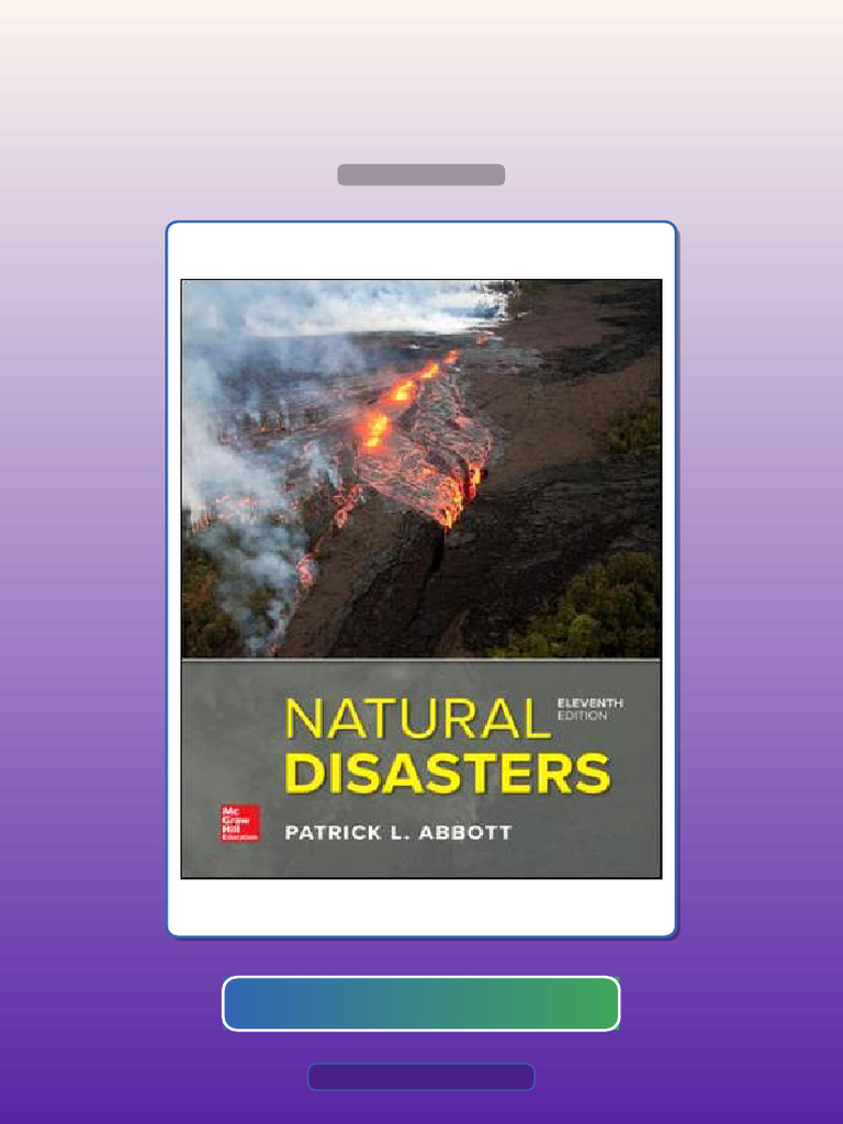 Natural Disasters 11th Edition by Abbott E-book Testbank Solutions ...