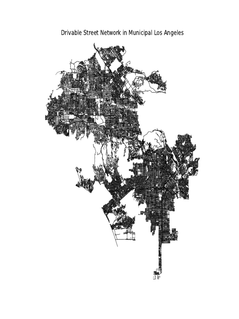 Los Angeles Drive Network | PDF