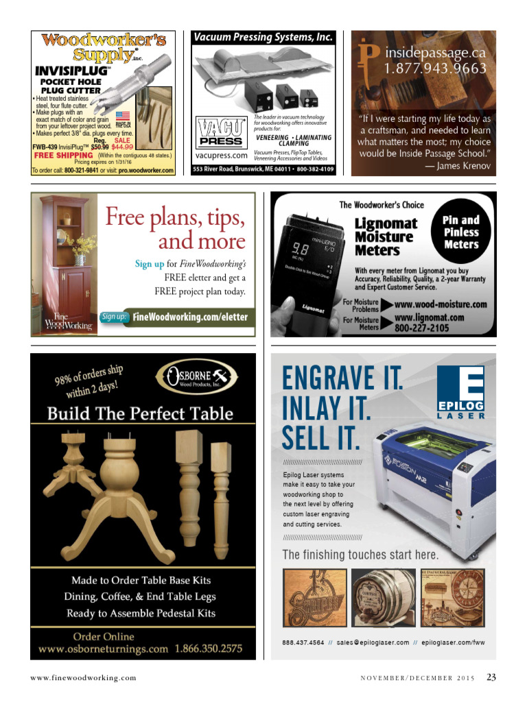 Fine Woodworking 250 PDF 23 | PDF | Woodworking | Decorative Arts