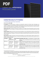 Solar PV Module Warranty | PDF