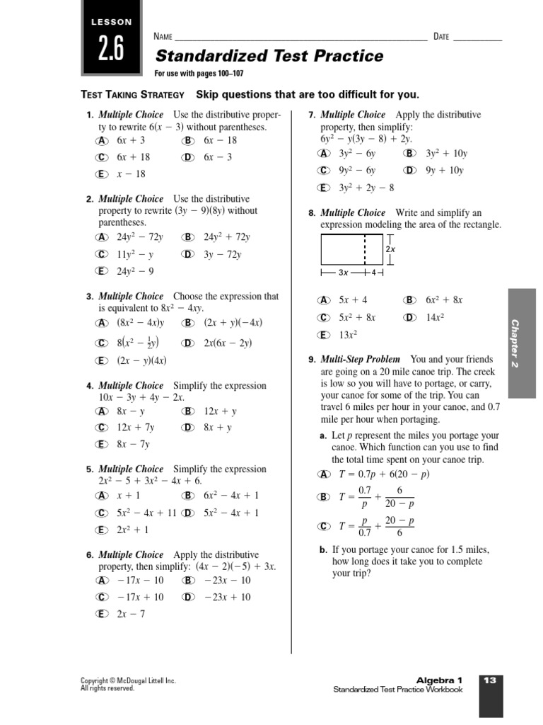 2.6 Standardized Test 2 | PDF | Chess Openings | Chess Theory