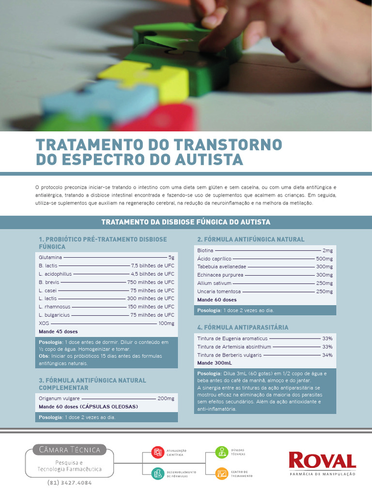 Tratamento Do Transtorno Do Espectro Do Autista | PDF | Nutrientes ...