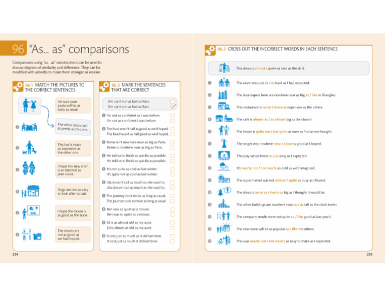 As...as Comparisons Exercise | PDF