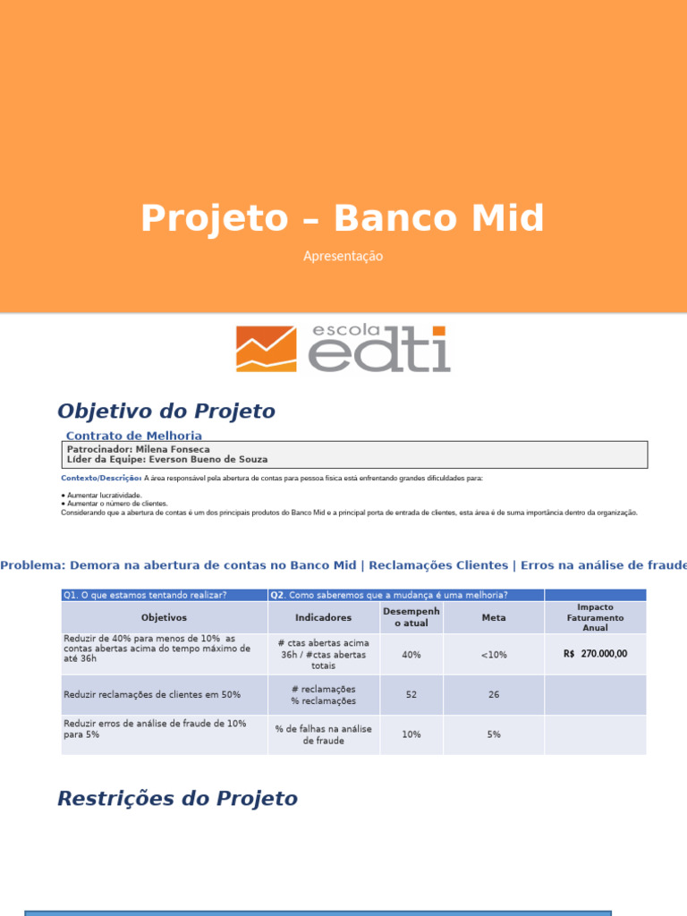 Template Banco MID | PDF | Economias