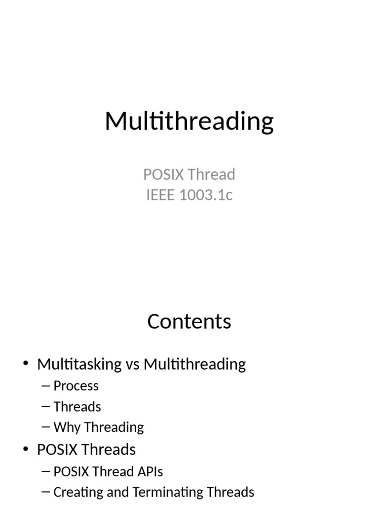 2.2 Multithreading | PDF
