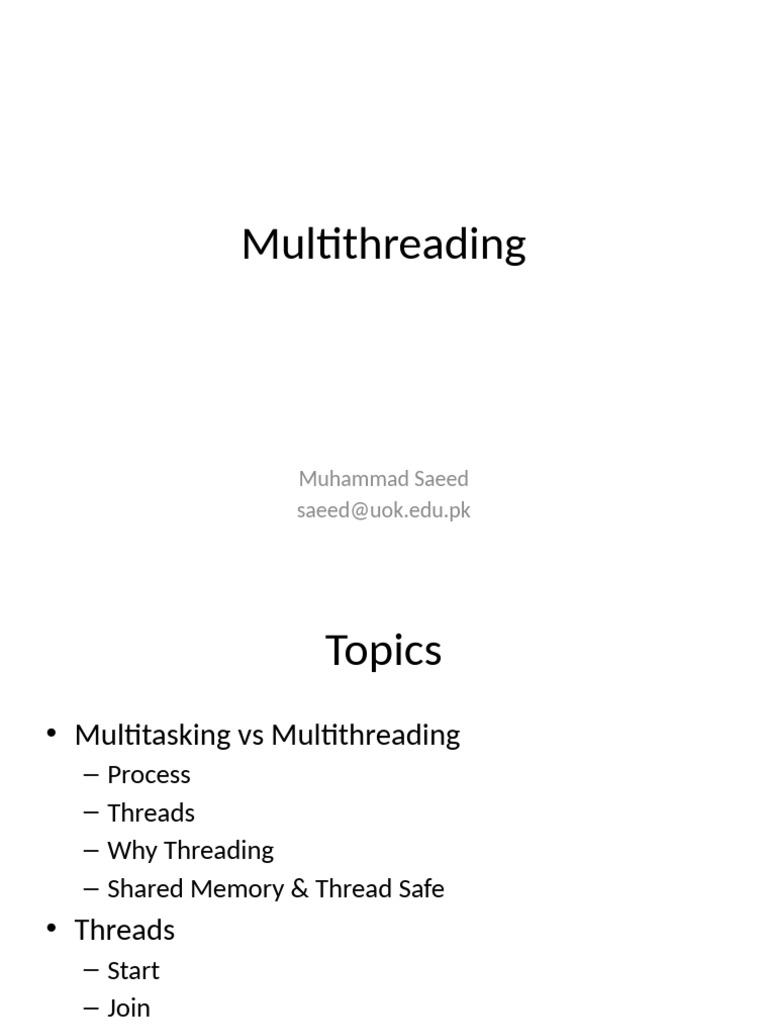 Multithreading in C# | PDF