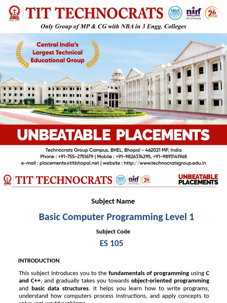 1 ST Semester C++ (Autosaved) (Autosaved) | PDF | Class (Computer ...