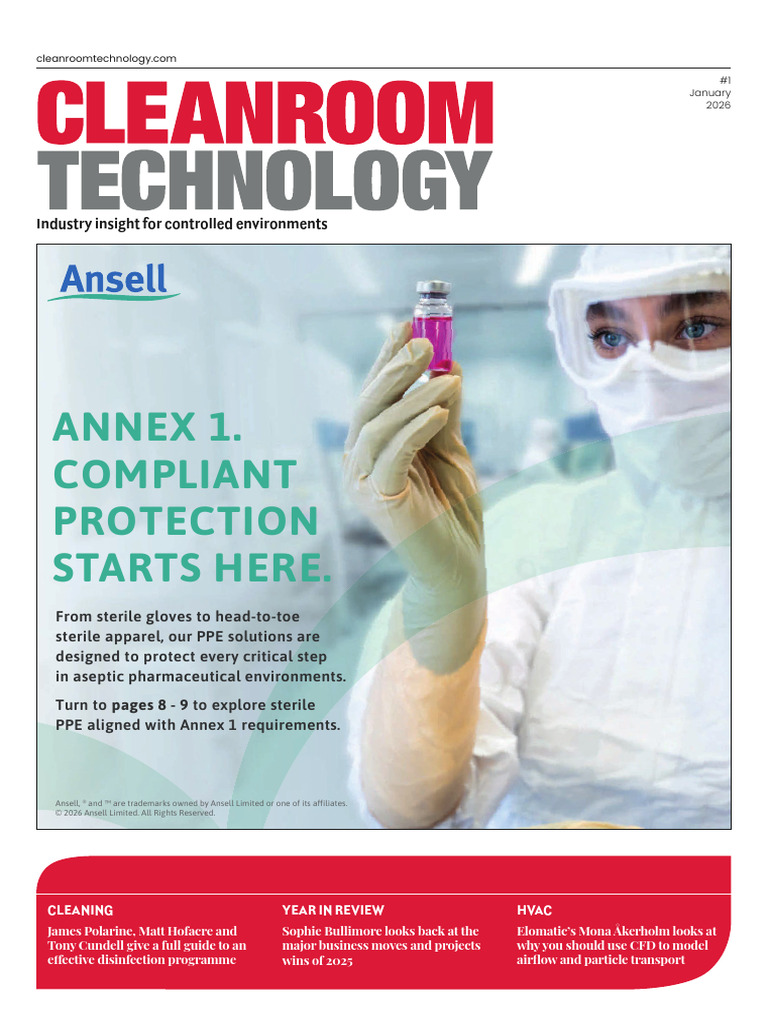 Cleanroom Technology January 2026 | PDF | Disinfectant | Antimicrobial