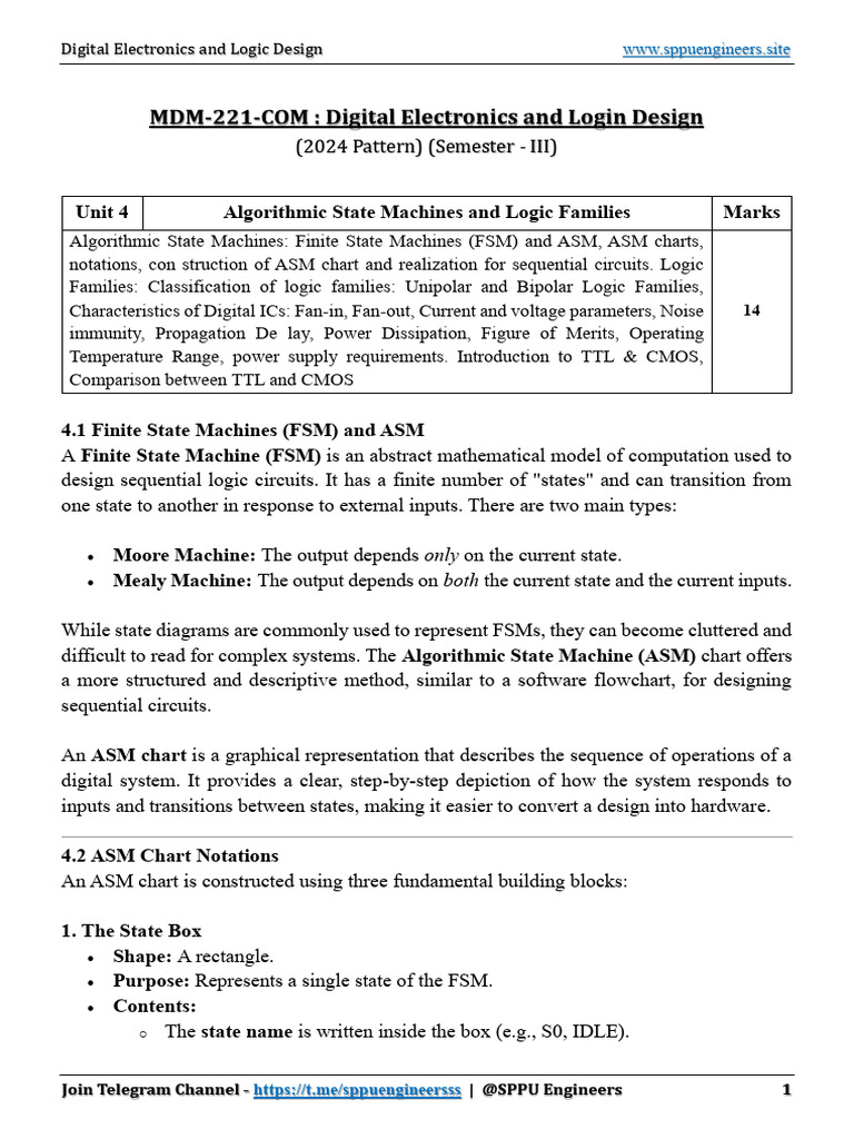 Deld Unit-4 Imp Notes | PDF | Logic Gate | Cmos
