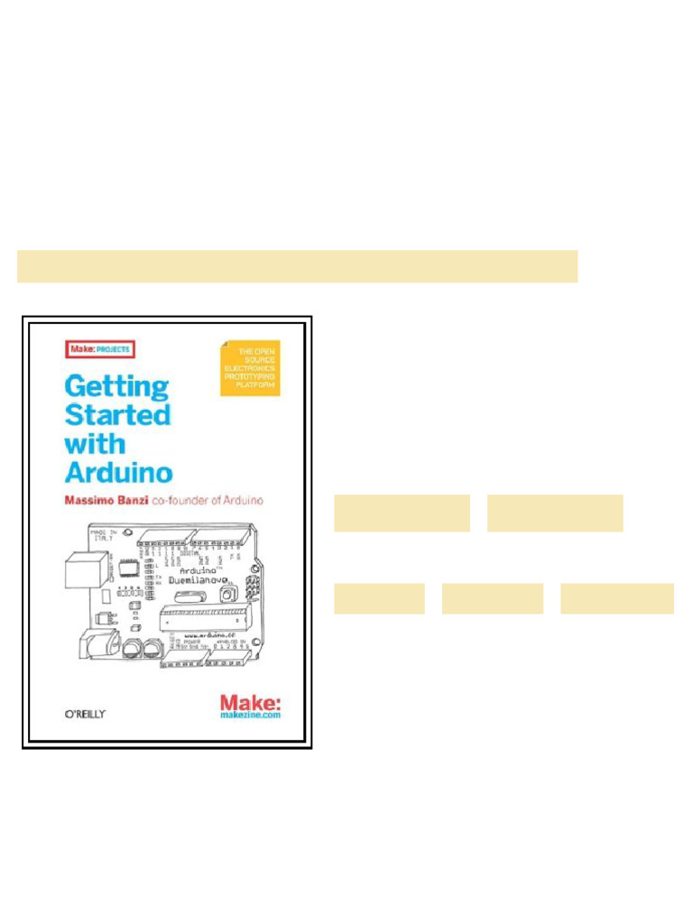 Getting Started with Arduino 1st Edition Massimo Banzi digital download ...