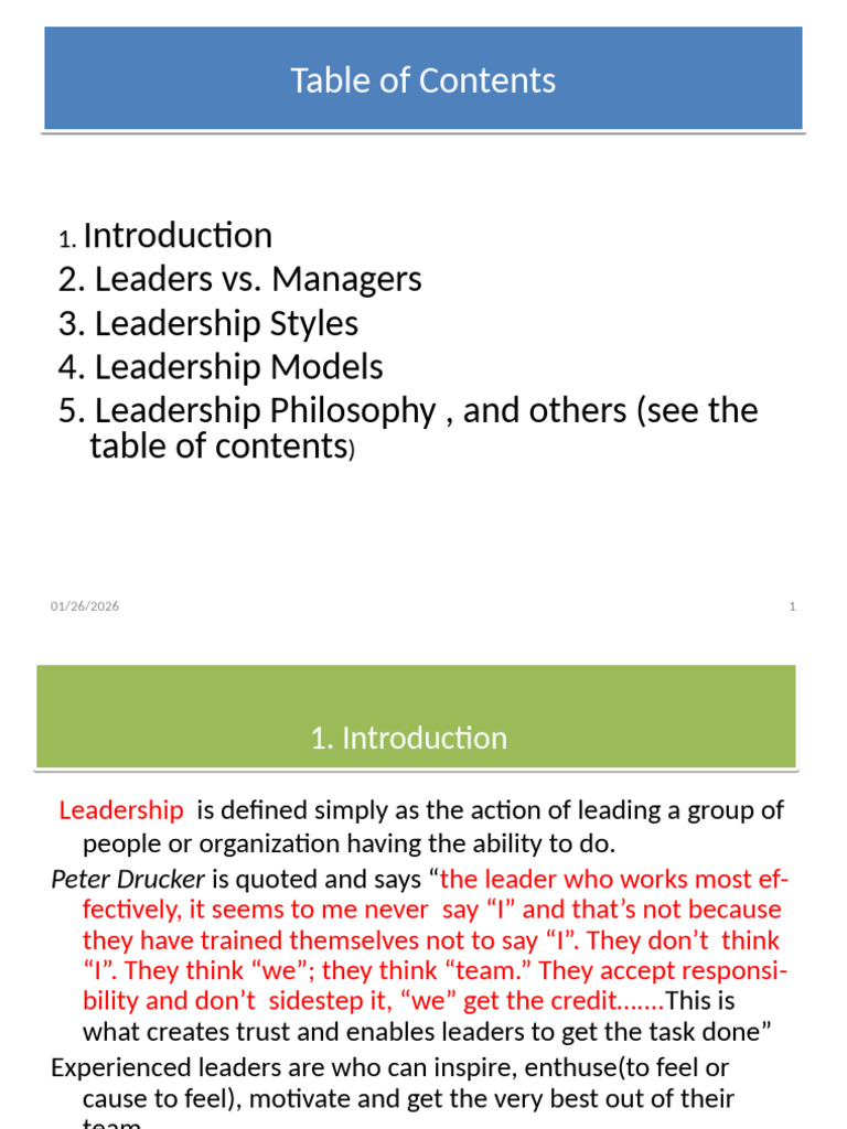 Principles of Leadersship New | PDF | Leadership | Transformational ...