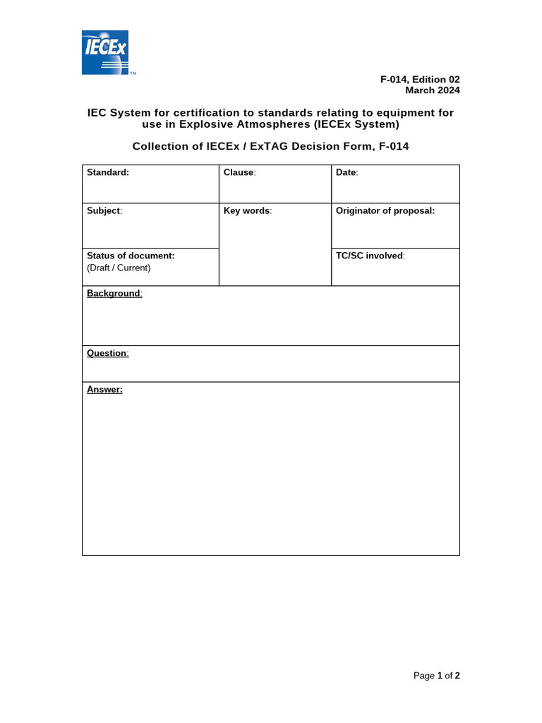 F 014 DS Form Ed. 2.0 | PDF