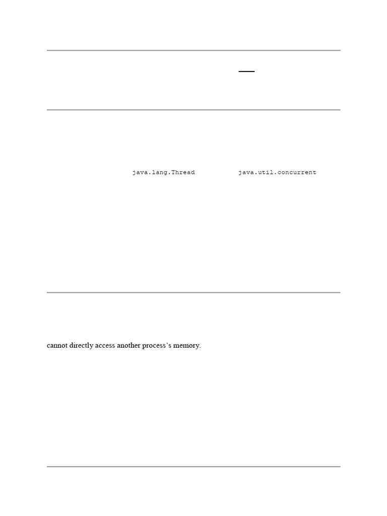 Java Multithreading | PDF | Thread (Computing) | Process (Computing)