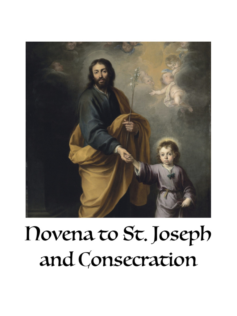 Novena and Consecration To St. Joseph | PDF | Saint Joseph | Mary ...