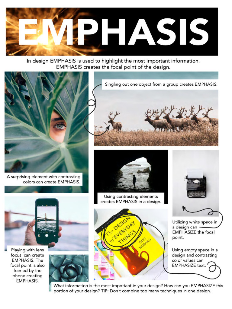 Emphasis - Principles of Design | PDF