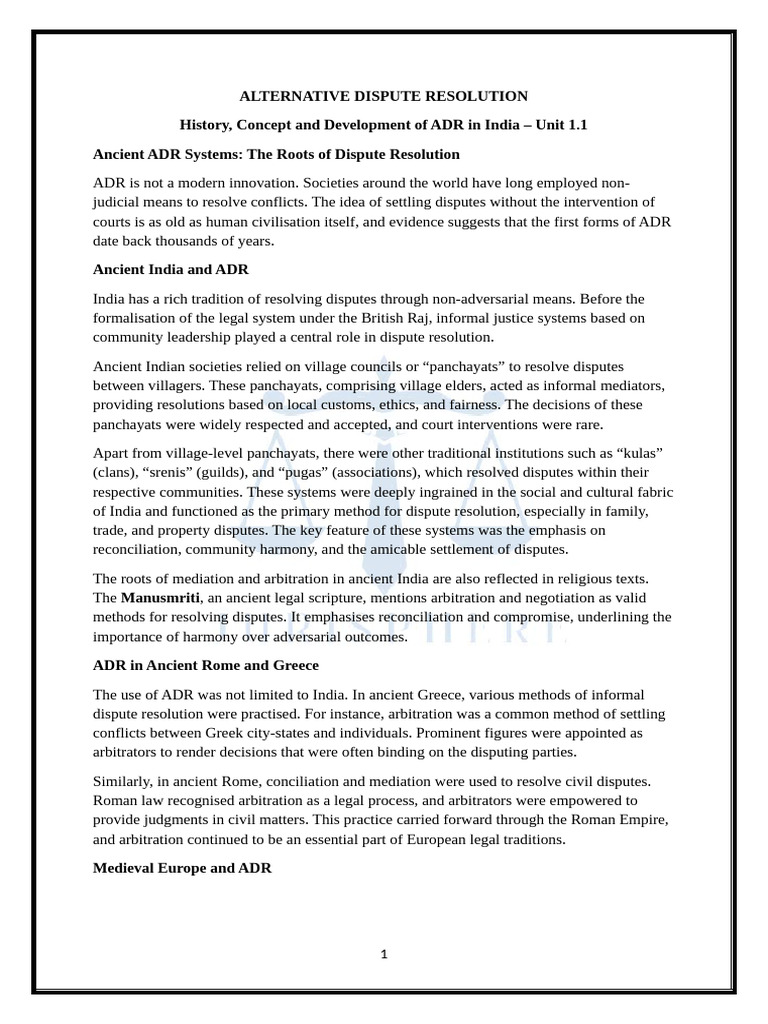 Alternative Dispute Resolution | PDF | Alternative Dispute Resolution ...