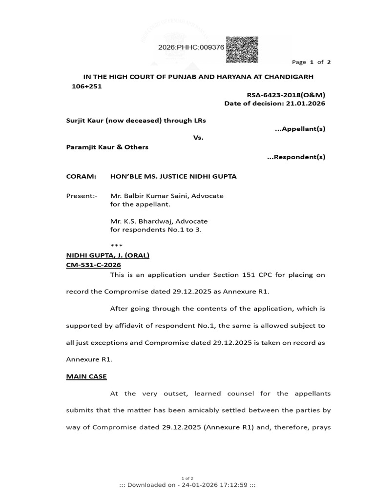 Rsa 6423 2018 21 01 2026 Final Order | PDF
