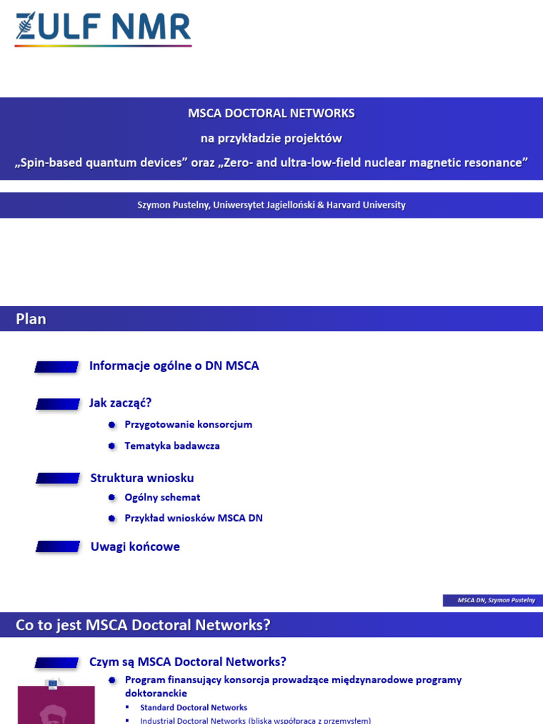 Kraków 2025 - MSCA Doctoral Networks | PDF