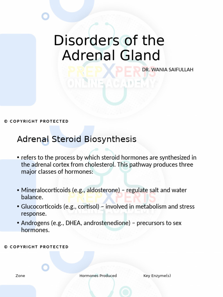 Disorders of The Adrenal2 | PDF | Adrenal Gland | Adrenocorticotropic ...