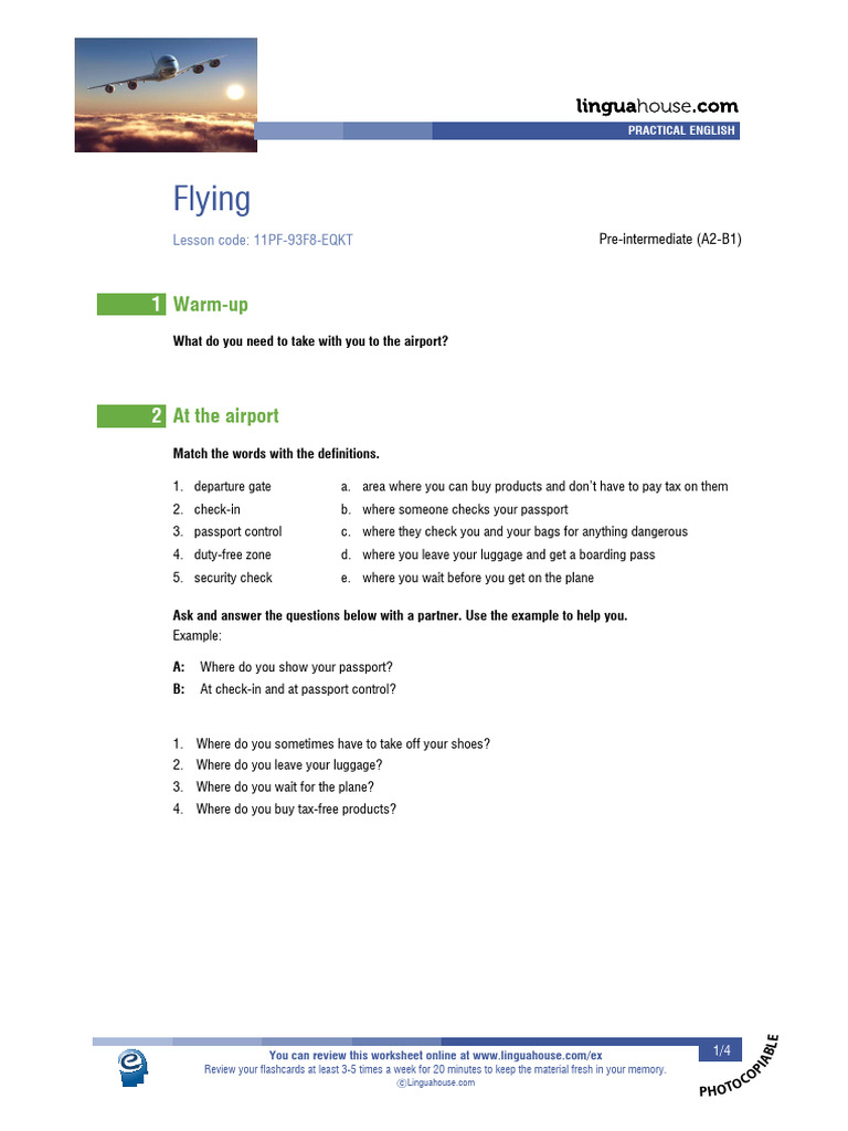 Flying British English Student | PDF | Bus