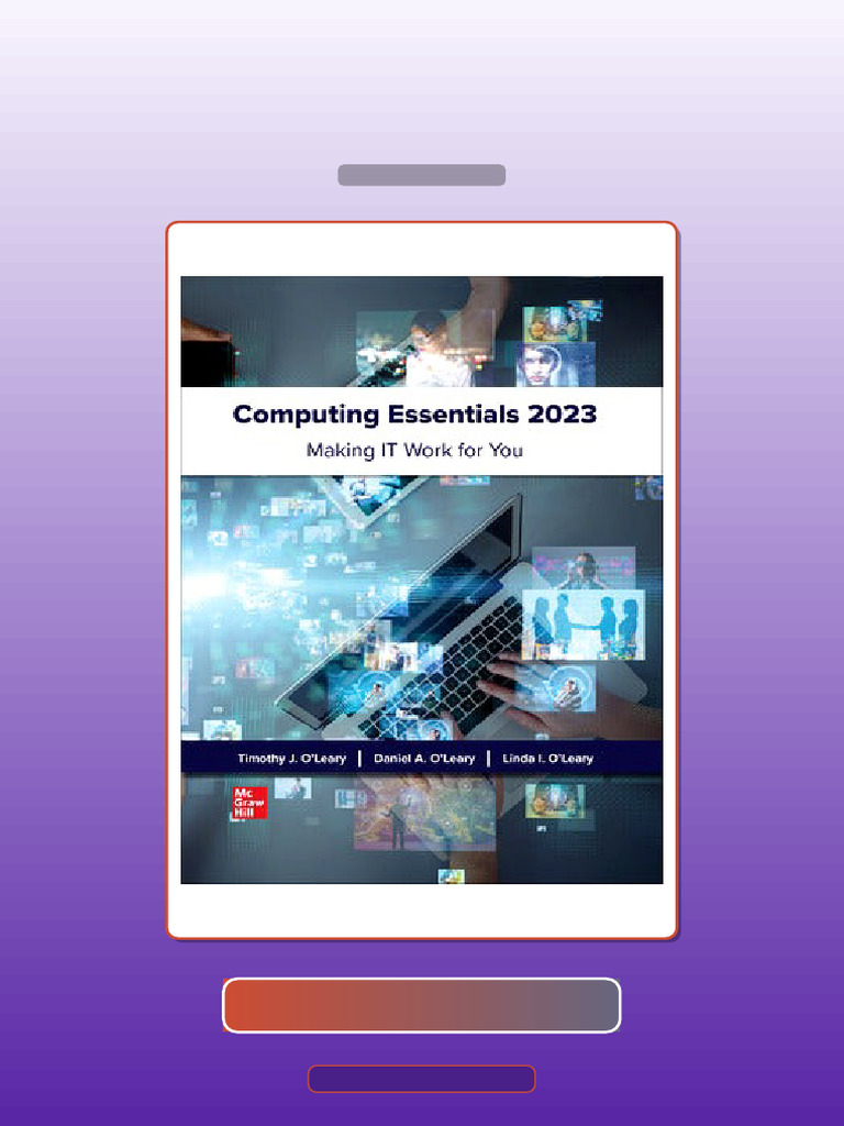 s for Computing Essentials 202329th Edition by Timothy OLeary E-book ...