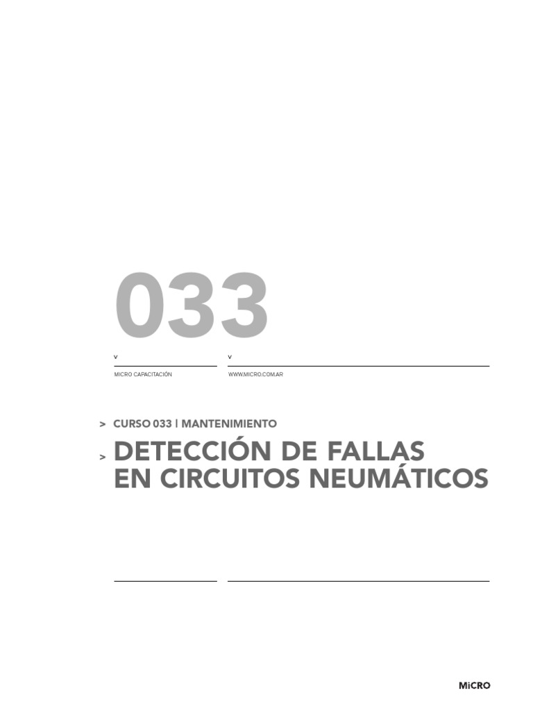 Manual De Detección De Fallas En Circuitos Neumáticos Pdf Programa
