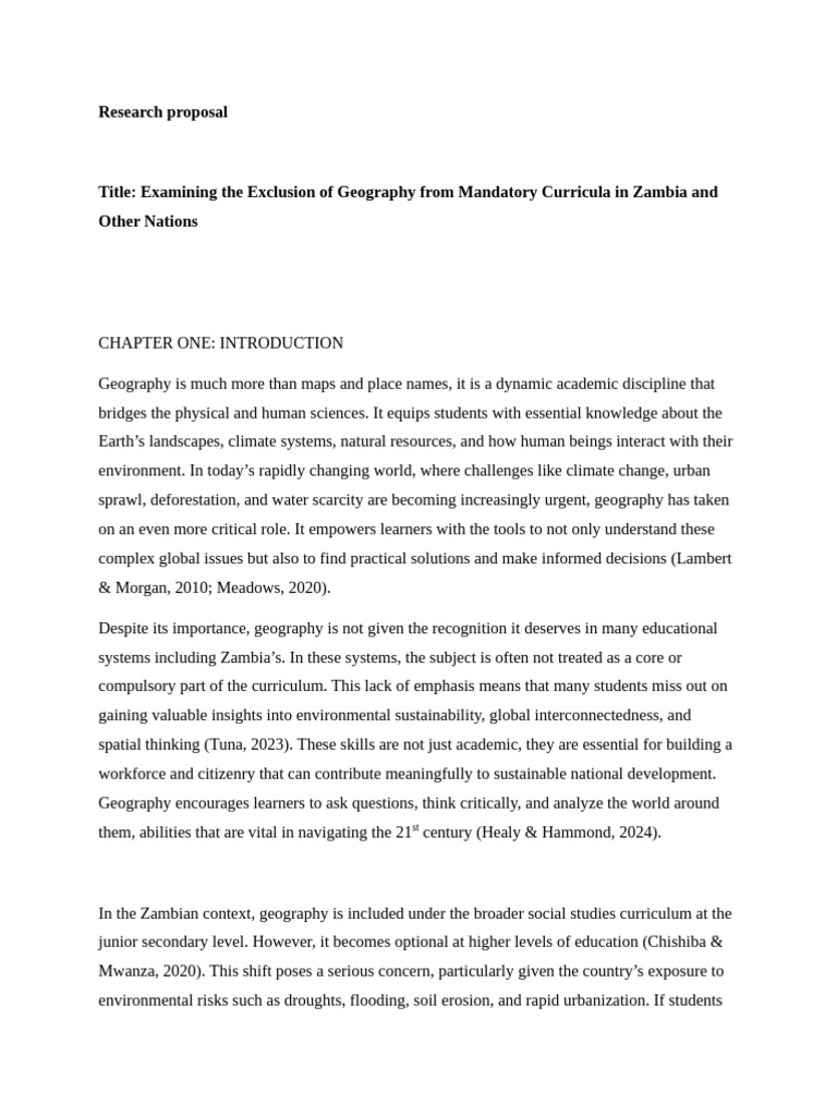 LSE 4060 Research Proposal-1 | PDF | Geography | Focus Group