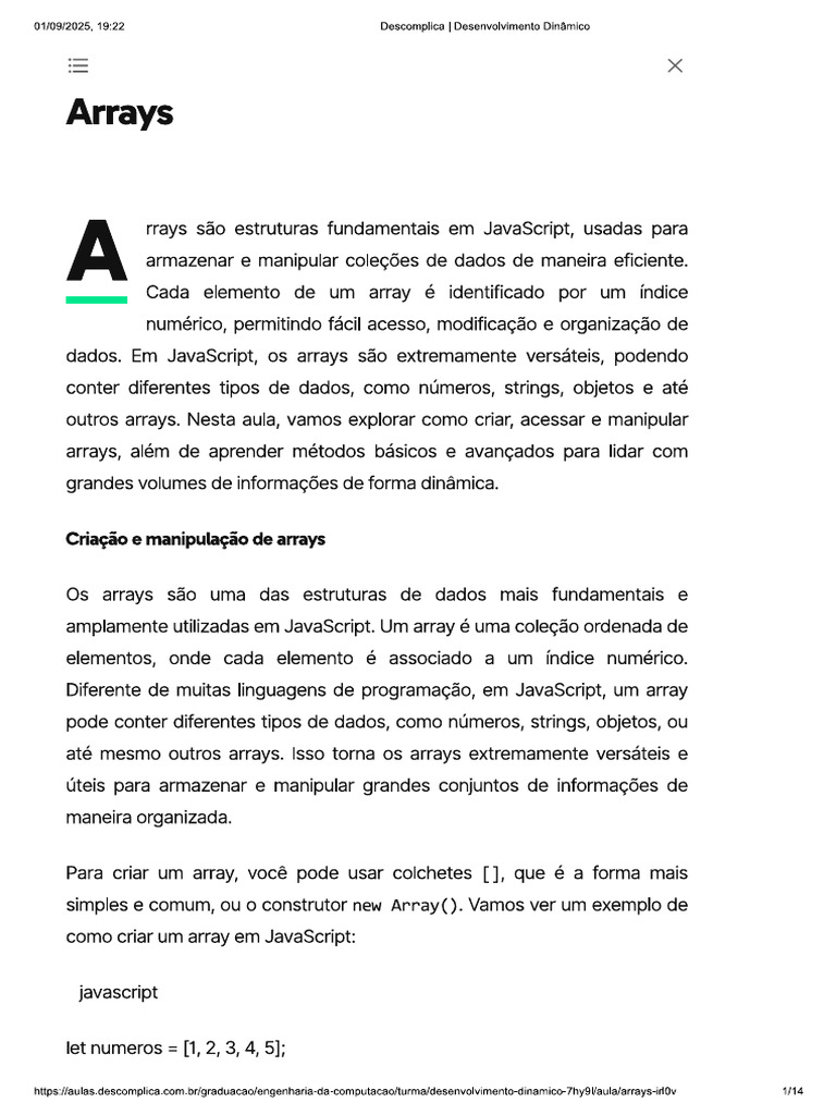Arrays | PDF