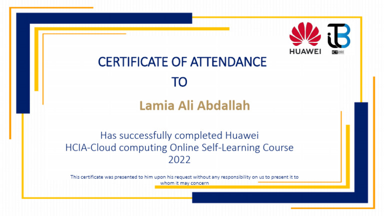 Online Self-Learning Program - Certificate | PDF