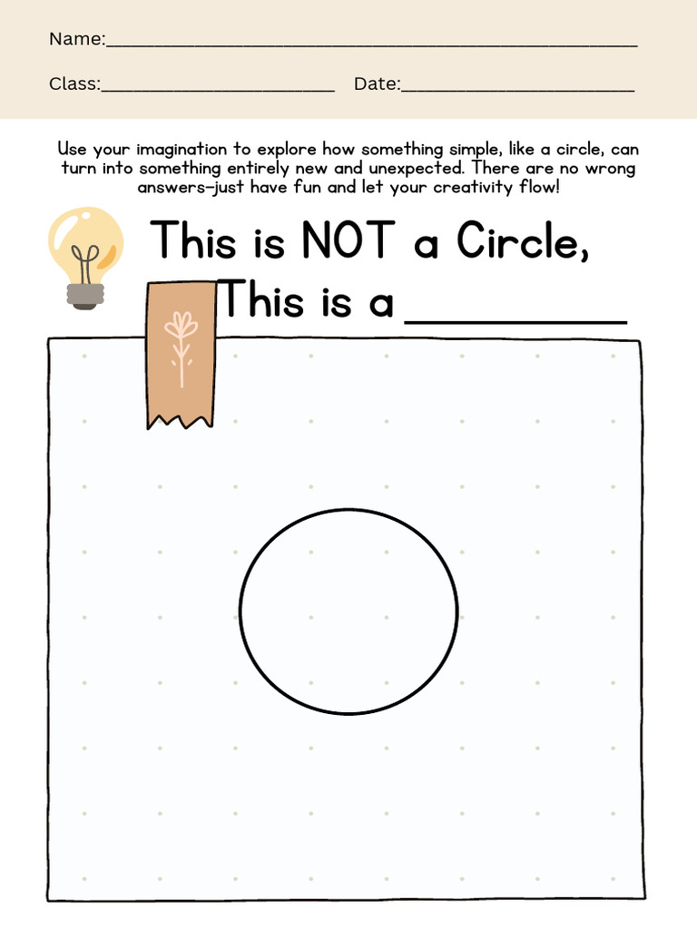 Think Out of The Box Worksheet | PDF