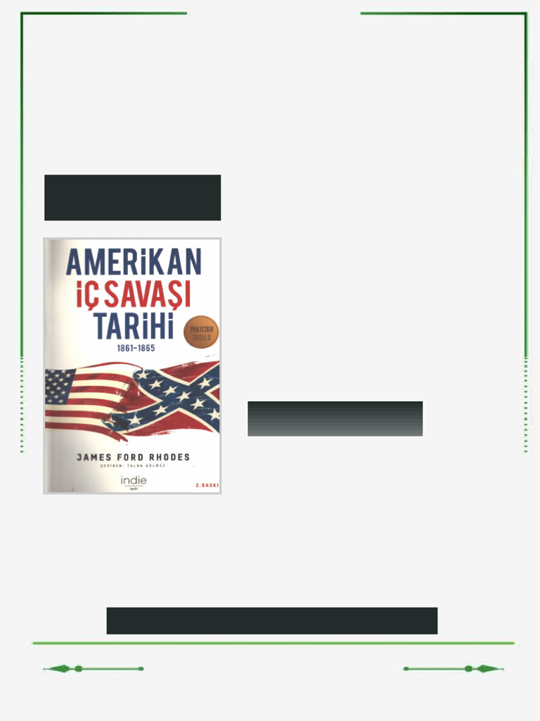 Amerikan İç Savaşı Tarihi 1861 1865 2nd Edition James Ford Rhodes ebook ...