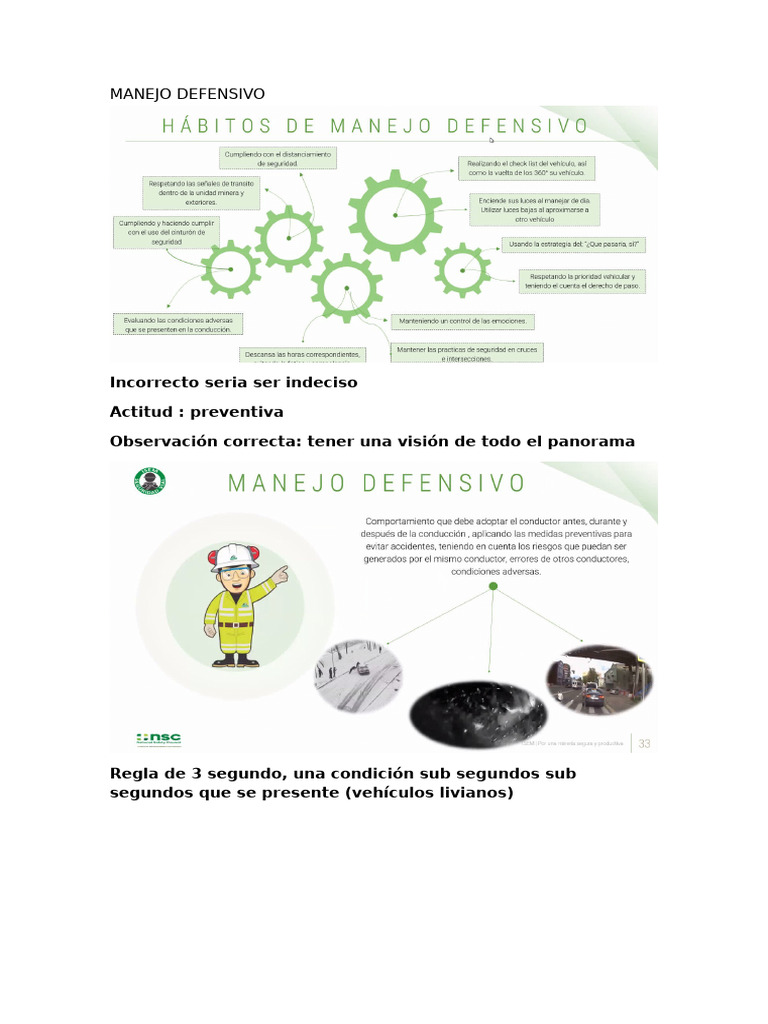 Manejo Defensivo - Isem 2025 | PDF | Neumático | Tecnologías automotrices