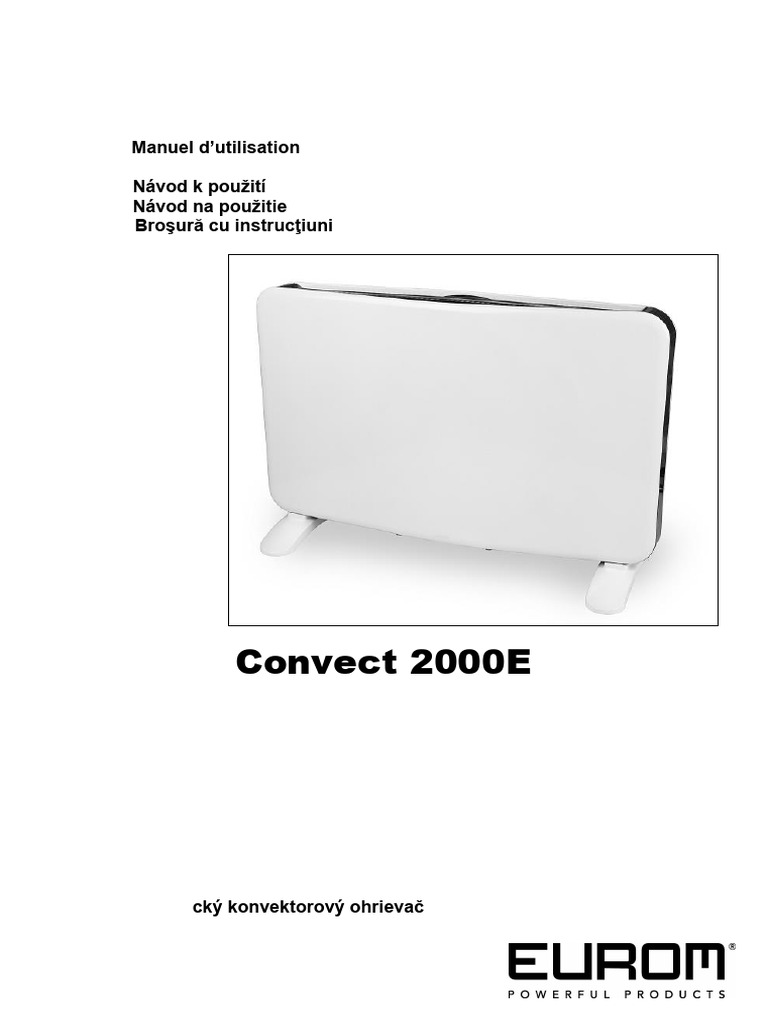 Eurom Convect 2000e | PDF