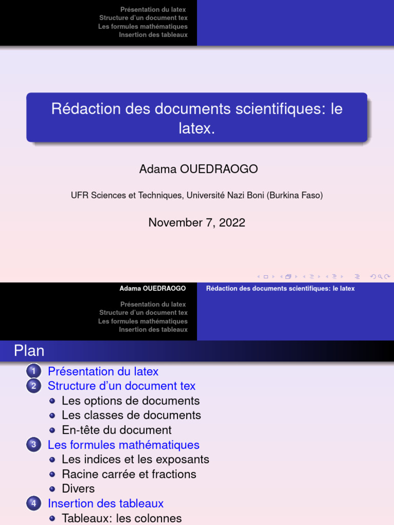 Cours Initiation Au TEX | PDF | TeX | Formats de fichier informatique