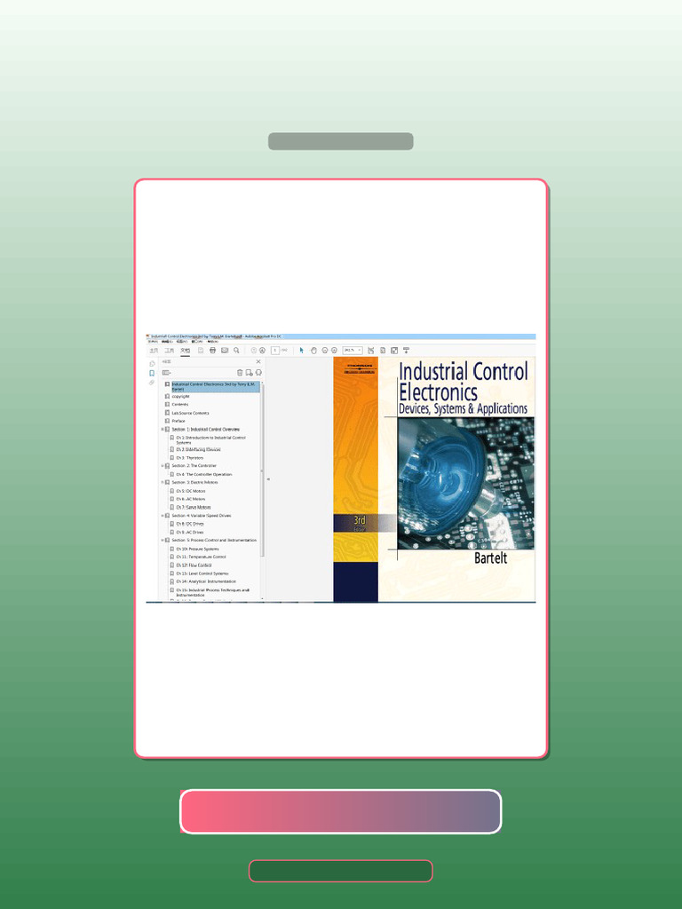 Industrial Control Electronics 3rd by Terry LM Bartelt E-book Testbank ...
