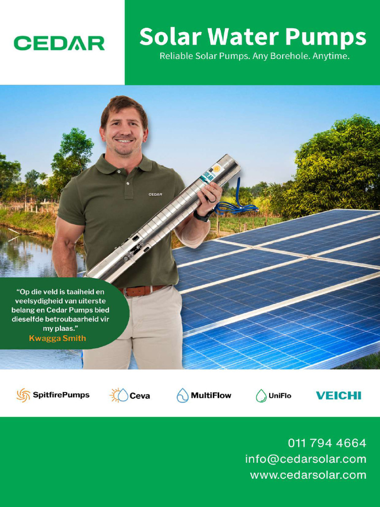 Cedar Pumps 2025 Brochure v1.3 | PDF
