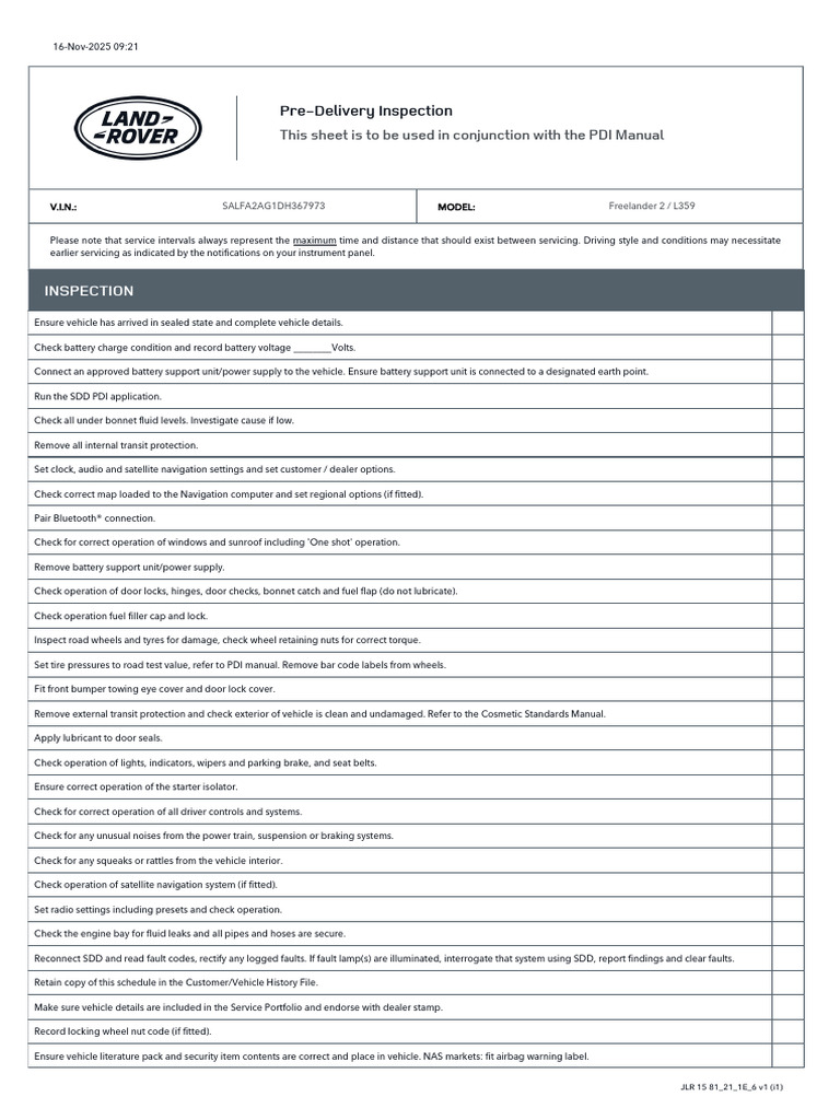 Checksheet 1 | PDF | Door | Power Supply