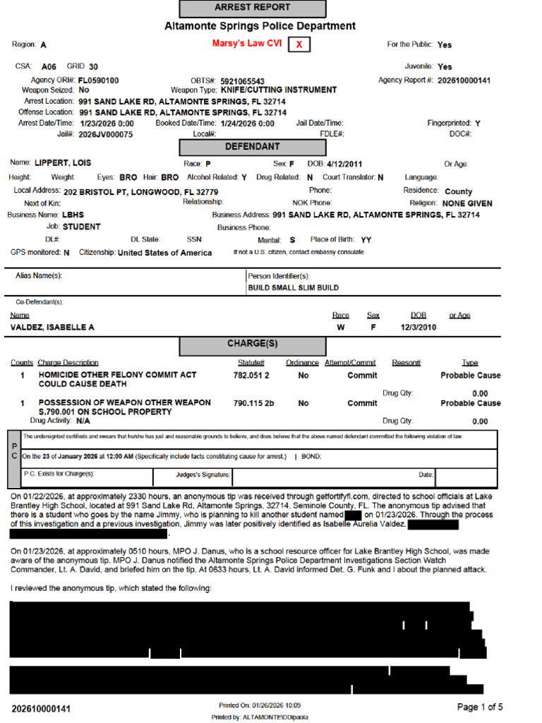 Valdez, Isabelle Premeditated Murder 202610000141 - Finalredaction | PDF