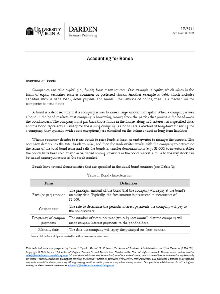 Accounting For Bonds | PDF | Bonds (Finance) | Present Value