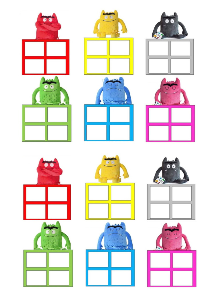 The Colour Monster | PDF
